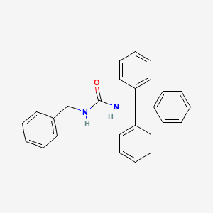 molecular formula C27H24N2O B14700201 1-Benzyl-3-tritylurea CAS No. 24308-40-5