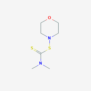 Morpholine, 4-[[(dimethylamino)thioxomethyl]thio]-