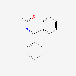 molecular formula C15H13NO B14700235 Acetamide, N-(diphenylmethylene)- CAS No. 22800-71-1