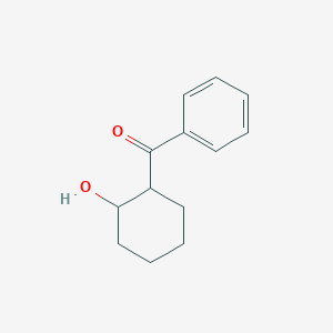 molecular formula C13H16O2 B14700242 Methanone, (2-hydroxycyclohexyl)phenyl- CAS No. 18621-79-9