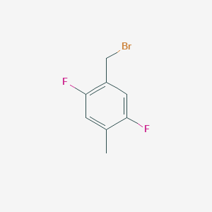 molecular formula C8H7BrF2 B1470031 1-(溴甲基)-2,5-二氟-4-甲基苯 CAS No. 1515657-97-2