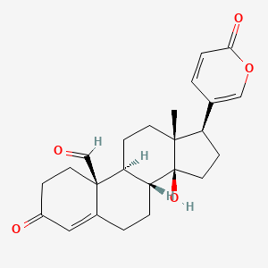 molecular formula C24H28O5 B14700317 Scilliglaucosidine CAS No. 21887-06-9