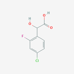 B1470034 2-(4-Chloro-2-fluorophenyl)-2-hydroxyacetic acid CAS No. 1214345-56-8