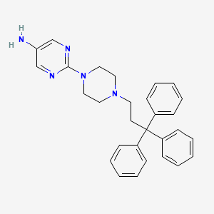 1-(4-Amino-2-pyrimidinyl)-4-(3,3,3-triphenylpropyl)piperazine