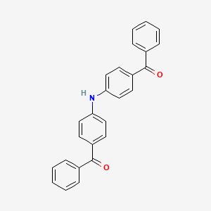 molecular formula C26H19NO2 B14700361 [Azanediyldi(4,1-phenylene)]bis(phenylmethanone) CAS No. 20953-62-2