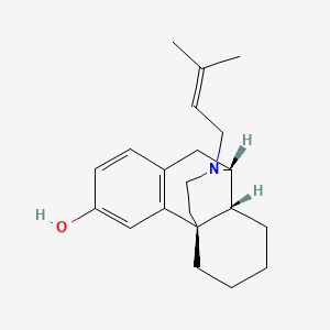 (-)-17-(3-Methyl-2-butenyl)morphinan-3-ol