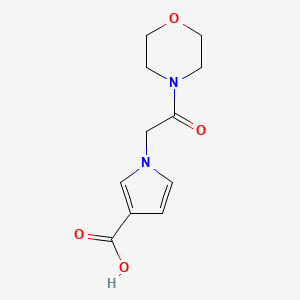 B1470040 1-(2-morpholino-2-oxoethyl)-1H-pyrrole-3-carboxylic acid CAS No. 1521126-26-0