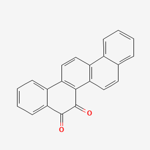 molecular formula C22H12O2 B14700426 Picene-5,6-dione CAS No. 24743-25-7