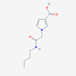B1470046 1-[(butylcarbamoyl)methyl]-1H-pyrrole-3-carboxylic acid CAS No. 1513281-80-5
