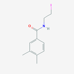 molecular formula C11H14INO B14700463 N-(2-iodoethyl)-3,4-dimethylbenzamide CAS No. 15257-85-9