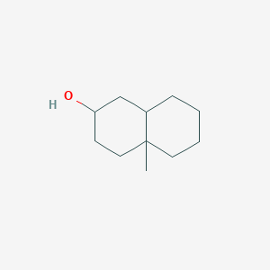 molecular formula C11H20O B14700468 4a-Methyldecahydronaphthalen-2-ol CAS No. 21789-50-4