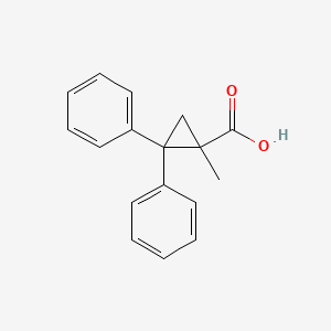 1-Methyl-2,2-diphenylcyclopropanecarboxylic acid