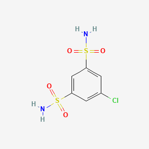 molecular formula C6H7ClN2O4S2 B14700479 5-Chlorobenzene-1,3-disulfonamide CAS No. 21506-01-4