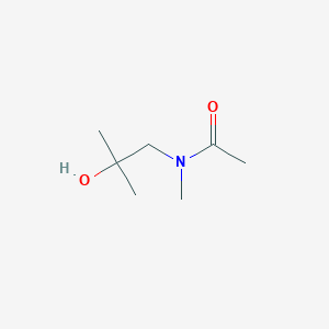 molecular formula C7H15NO2 B1470049 N-(2-hydroxy-2-methylpropyl)-N-methylacetamide CAS No. 1213783-77-7