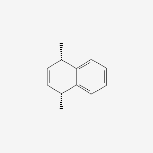 molecular formula C12H14 B14700504 (1R,4S)-1,4-Dimethyl-1,4-dihydronaphthalene CAS No. 21947-40-0