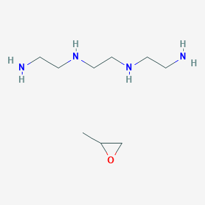 molecular formula C9H24N4O B14700509 N'-[2-(2-aminoethylamino)ethyl]ethane-1,2-diamine;2-methyloxirane CAS No. 26950-63-0