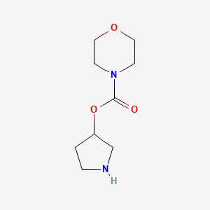 Pyrrolidin-3-yl morpholine-4-carboxylate