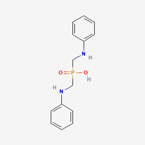 Phosphinic acid, bis[(phenylamino)methyl]-