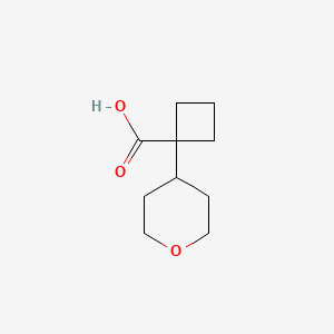 1-(Oxan-4-yl)cyclobutane-1-carboxylic acid