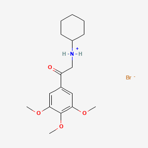 2-(Cyclohexylamino)-3',4',5'-trimethoxy-acetophenone hydrobromide