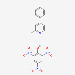 2-Methyl-4-phenylpyridine;2,4,6-trinitrophenol