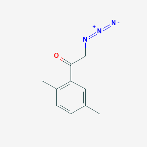 molecular formula C10H11N3O B1470066 2-Azido-1-(2,5-dimethylphenyl)ethan-1-one CAS No. 1484603-04-4