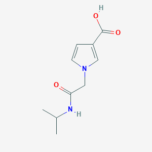 1-{[(propan-2-yl)carbamoyl]methyl}-1H-pyrrole-3-carboxylic acid