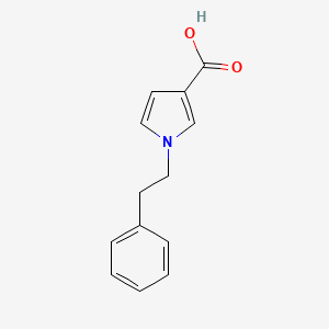 1-(2-phenylethyl)-1H-pyrrole-3-carboxylic acid