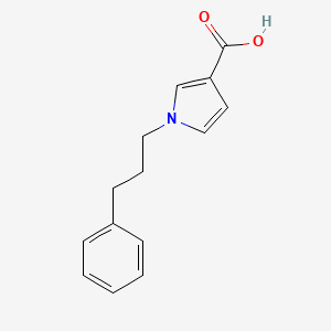 1-(3-phenylpropyl)-1H-pyrrole-3-carboxylic acid
