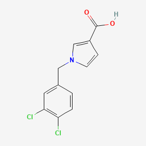 1-[(3,4-dichlorophenyl)methyl]-1H-pyrrole-3-carboxylic acid