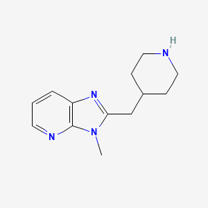 B1470091 3-methyl-2-(piperidin-4-ylmethyl)-3H-imidazo[4,5-b]pyridine CAS No. 1518435-16-9