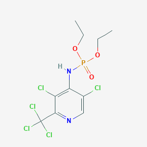 Phosphoramidic acid, (3,5-dichloro-2-(trichloromethyl)-4-pyridyl)-, diethyl ester