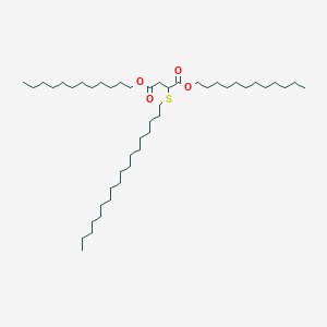 Didodecyl 2-(octadecylsulfanyl)butanedioate