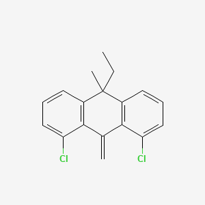 1,8-Dichloro-10-ethyl-10-methyl-9-methylidene-9,10-dihydroanthracene