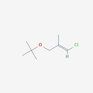 (E)-1-chloro-2-methyl-3-[(2-methylpropan-2-yl)oxy]prop-1-ene