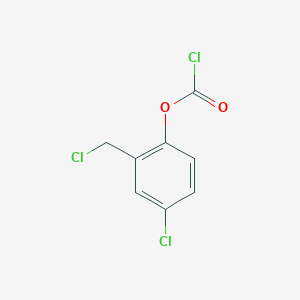 4-Chloro-2-(chloromethyl)phenyl carbonochloridate