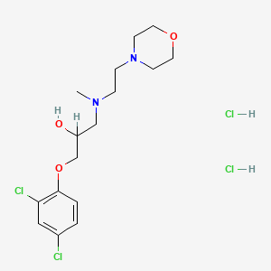 1-(2,4-Dichlorophenoxy)-3-(methyl(2-morpholinoethyl)amino)-2-propanol dihydrochloride