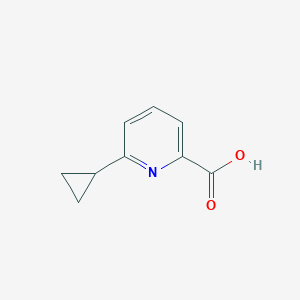 molecular formula C9H9NO2 B1470234 6-环丙基吡啶甲酸 CAS No. 1256793-43-7