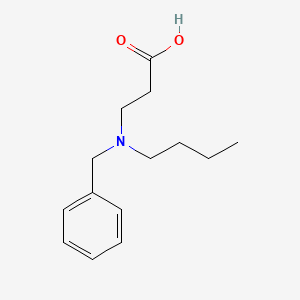 molecular formula C14H21NO2 B1470248 3-(苄基丁基氨基)丙酸 CAS No. 216587-41-6