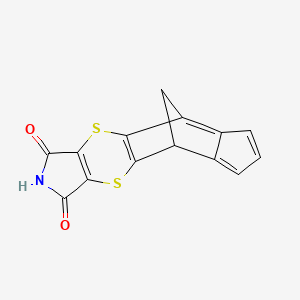 3,9-dithia-6-azapentacyclo[9.5.1.02,10.04,8.012,16]heptadeca-1(16),2(10),4(8),12,14-pentaene-5,7-dione