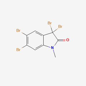 3,3,5,6-Tetrabromo-1-methyl-1,3-dihydro-2H-indol-2-one