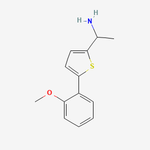 1-[5-(2-Methoxyphenyl)-2-thienyl]-1-ethanamine