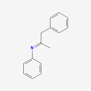 Benzenamine, N-(1-methyl-2-phenylethylidene)-