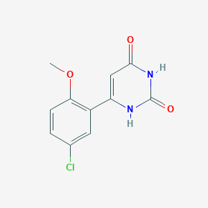 6-(5-chloro-2-methoxyphenyl)pyrimidine-2,4(1H,3H)-dione