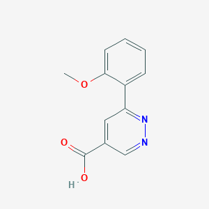 6-(2-Methoxyphenyl)pyridazine-4-carboxylic acid