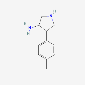 4-(4-Methylphenyl)pyrrolidin-3-amine