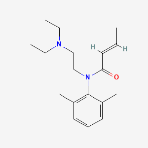 N-(2-(Diethylamino)ethyl)-2',6'-dimethylcrotonanilide