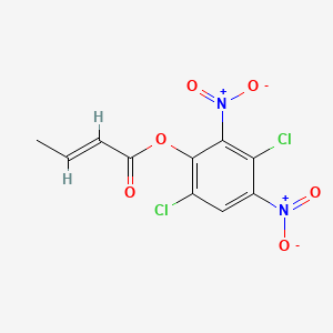 3,6-Dichloro-2,4-dinitrophenyl crotonate