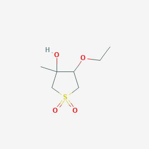 Thiophene-3-ol, 4-ethoxytetrahydro-3-methyl-, 1,1-dioxide