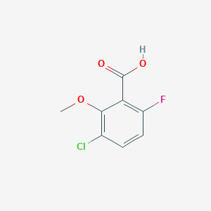 3-Chloro-6-fluoro-2-methoxybenzoic acid